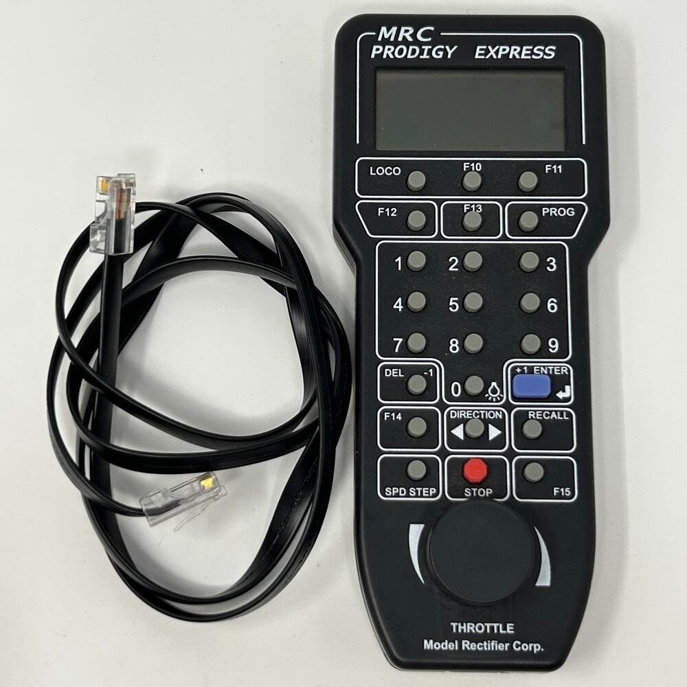 MRC Prodigy Express DCC Handheld Controller and Cable 1408 Model Railroad Train
